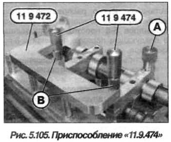 Рис. 5.105. Приспособление 11.9.474 БМВ Х5 Е53 N62