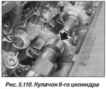 Рис. 5.110. Кулачок 6-го цилиндра БМВ Х5 Е53 N62