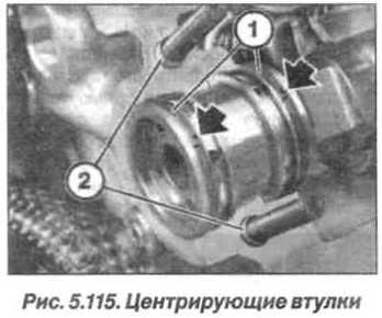 Рис. 5.115. Центрирующие втулки БМВ Х5 Е53 N62