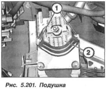 Рис. 5.201. Подушка БМВ Х5 Е53 N62