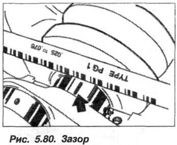 Рис. 5.80. Зазор БМВ Х5 Е53 N62